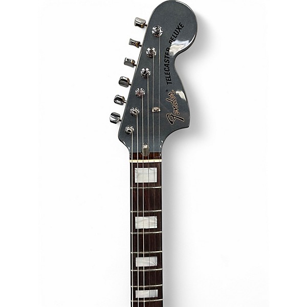 Used Fender Chris Shiflett Telecaster Deluxe Grey Solid Body Electric Guitar