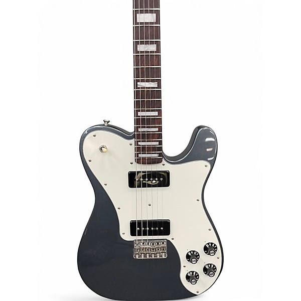 Used Fender Chris Shiflett Telecaster Deluxe Grey Solid Body Electric Guitar
