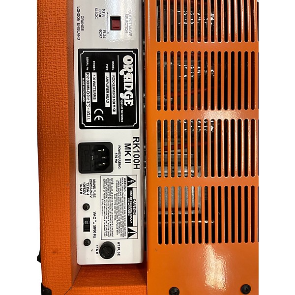 Used Orange Amplifiers Rockerverb 100H MKII Tube Guitar Amp Head