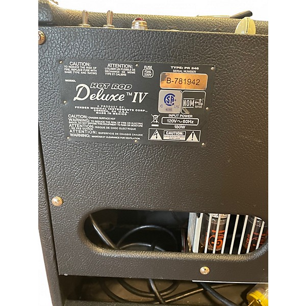 Used Fender Hot Rod Deluxe IV 40W 1x12 Tube Guitar Combo Amp