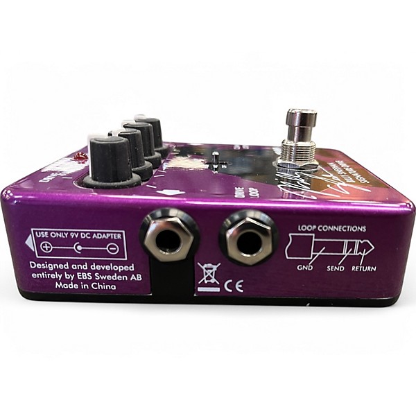 Used EBS Billy Sheehan Signature Overdrive Bass Effect Pedal