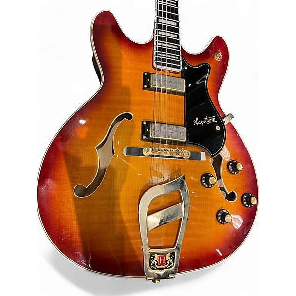 Used Hagstrom VIKING II 1967 3 Color Sunburst Hollow Body Electric Guitar
