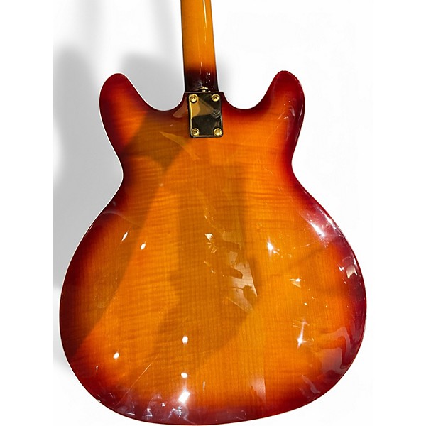 Used Hagstrom VIKING II 1967 3 Color Sunburst Hollow Body Electric Guitar