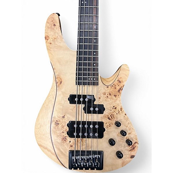 Used Schecter Guitar Research Reaper 5 Natural Electric Bass Guitar