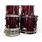 Used Percussion Plus 5 Piece 5-Piece Drum Kit Wine Red Drum Kit