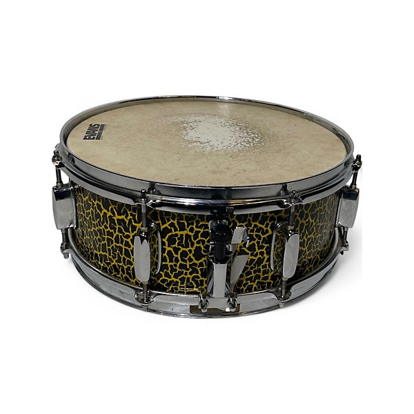 Used Mapex 5.5X14 v-series cheetah snare drum cheetah  Drum