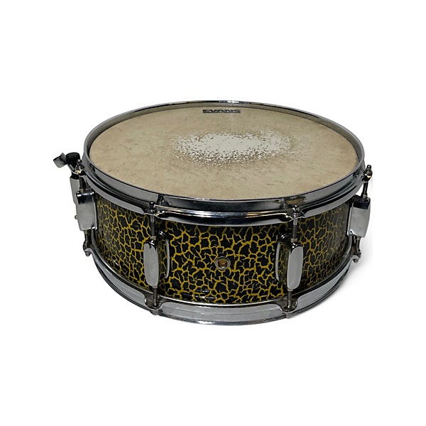 Used Mapex 5.5X14 v-series cheetah snare drum cheetah  Drum