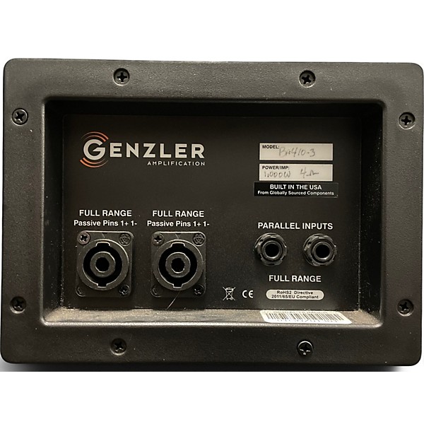 Used Genzler Amplification BA410-3 Bass Array 4x10 1000w Bass Cabinet