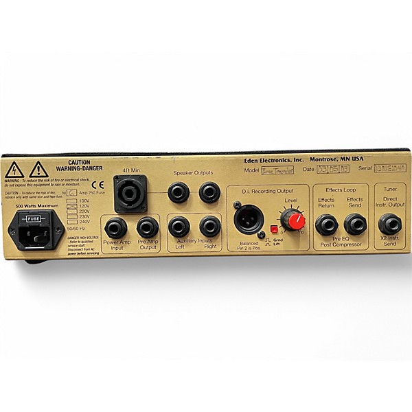 Used Eden 330 TIME TRAVELER Bass Amp Head