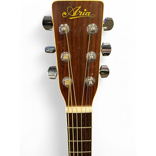 Used Aria 9410 Natural Acoustic Guitar
