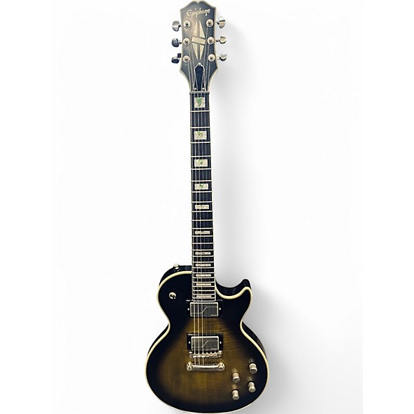 Used Epiphone Les Paul Prophecy Custom EX GREEN BURST  Solid Body Electric Guitar
