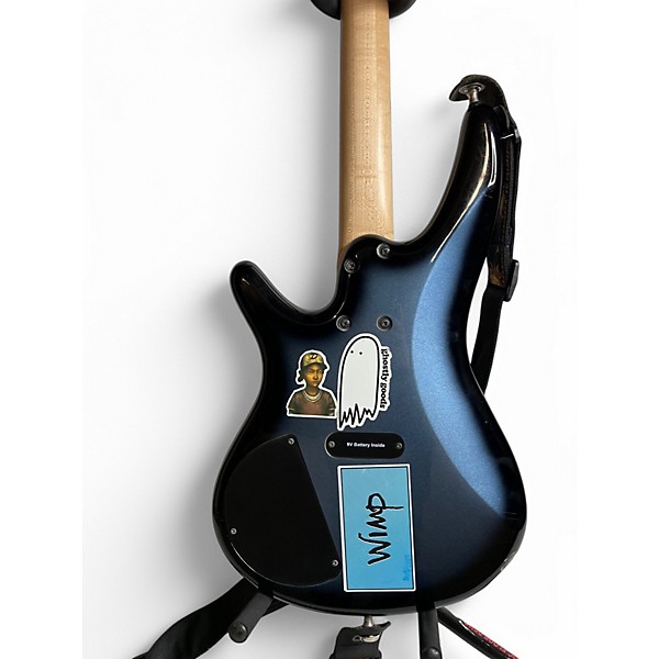 Used Ibanez SDGR BASS Blue Electric Bass Guitar