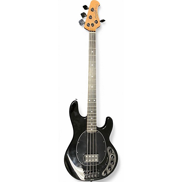 Used Sterling by Music Man DarkRay Black Electric Bass Guitar