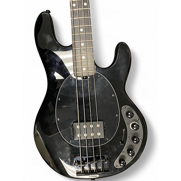 Used Sterling by Music Man DarkRay Black Electric Bass Guitar