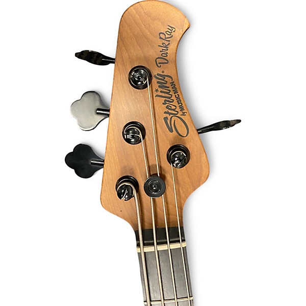 Used Sterling by Music Man DarkRay Black Electric Bass Guitar