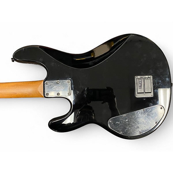 Used Sterling by Music Man DarkRay Black Electric Bass Guitar