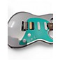 Used Sterling by Music Man cutlass Metallic Silver Solid Body Electric Guitar