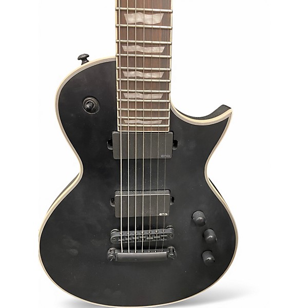Used ESP LTD EC407 Black Solid Body Electric Guitar