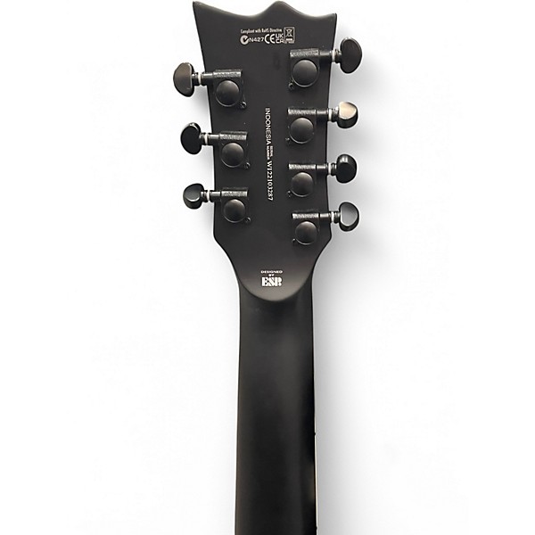 Used ESP LTD EC407 Black Solid Body Electric Guitar