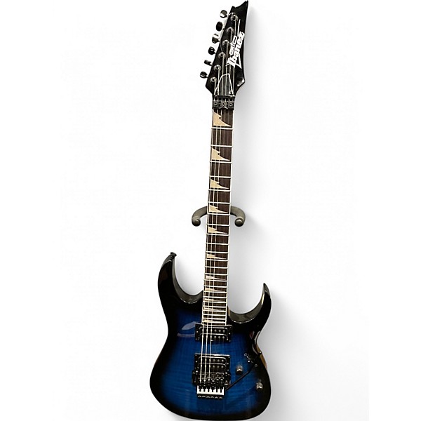 Used Ibanez GIO RG320 Transparent Blue Sunburst Solid Body Electric Guitar