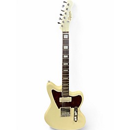Used Squier Paranormal Offset Telecaster Olympic White Solid Body Electric Guitar
