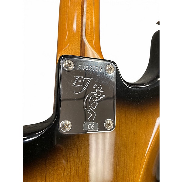 Used Fender Artist Series Eric Johnson Stratocaster 2 Tone Sunburst Solid Body Electric Guitar