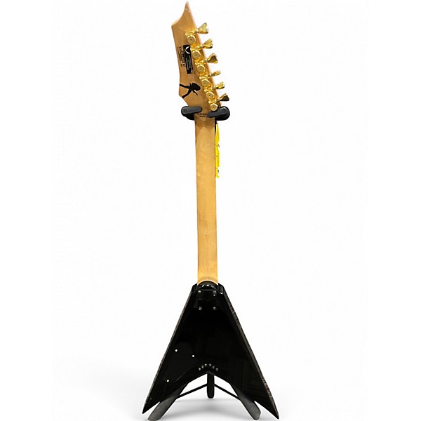 Used Dean Dave Mustaine Signature V Black Solid Body Electric Guitar