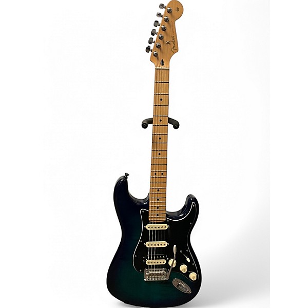 Used Fender Standard Stratocaster Blue Solid Body Electric Guitar