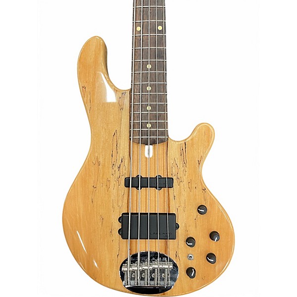 Used Lakland 55-02 Skyline Deluxe Spalted Maple Electric Bass Guitar
