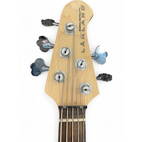 Used Lakland 55-02 Skyline Deluxe Spalted Maple Electric Bass Guitar