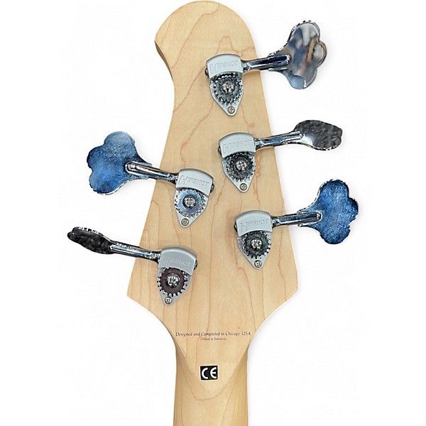 Used Lakland 55-02 Skyline Deluxe Spalted Maple Electric Bass Guitar