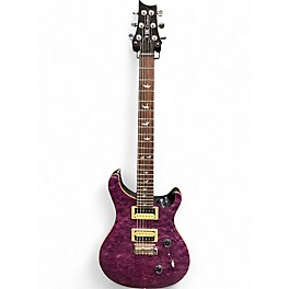 Used PRS SE CUSTOM 24 25TH ANNIVERSARY Trans Purple Solid Body Electric Guitar