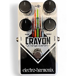 Used Electro-Harmonix Crayon Full Range Overdrive Effect Pedal