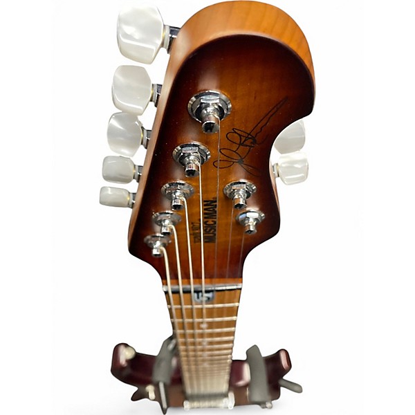 Used 2015 Ernie Ball Music Man Ball Family Reserve JP15-7 Petrucci Signature Sunburst Solid Body Electric Guitar