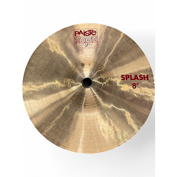 Used Paiste 8in 2002 splash Cymbal