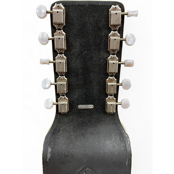 Vintage 1957 Akire E Harp 10-String Black Lap Steel