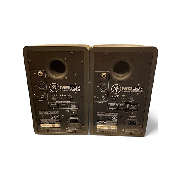 Used Mackie MR524 PAIR Powered Monitor