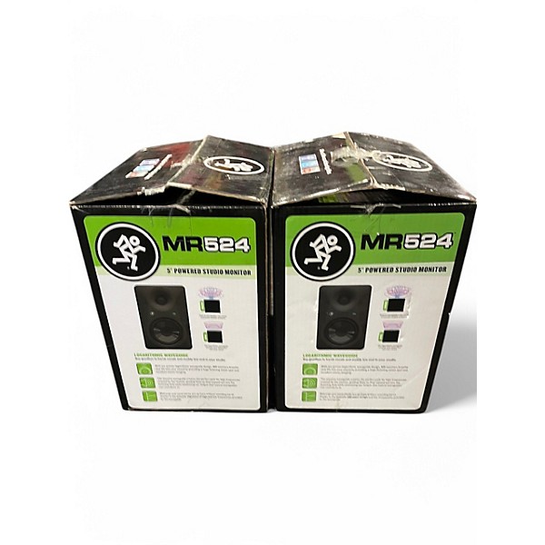 Used Mackie MR524 PAIR Powered Monitor