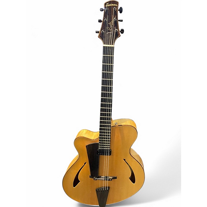 Used Eastman PG2 Claudio Pagelli Signature Archtop Natural Hollow