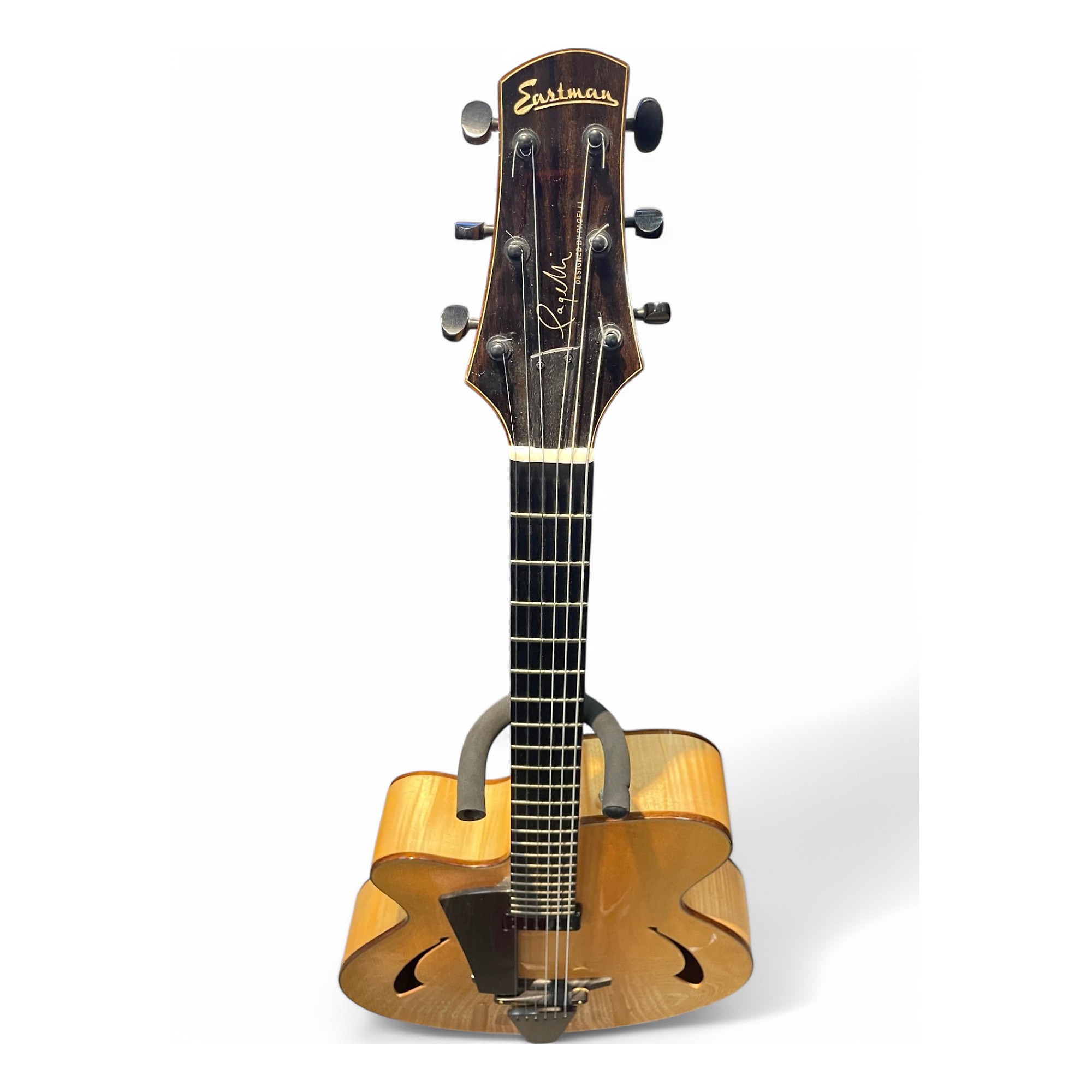 Used Eastman PG2 Claudio Pagelli Signature Archtop Natural Hollow