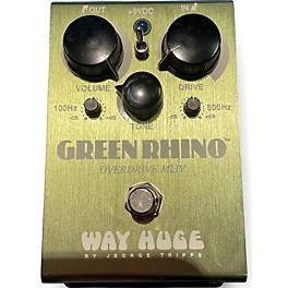 Used Way Huge Electronics WHE202 Green Rhino Overdrive Effect Pedal