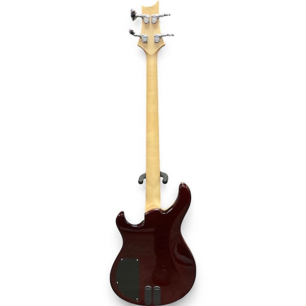 Used 2015 Prs  gg 10 top Red to Black Fade Electric Bass Guitar