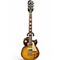 Used 2010 Epiphone Les Paul Standard PlusTop Pro Honey Burst Solid Body Electric Guitar thumbnail