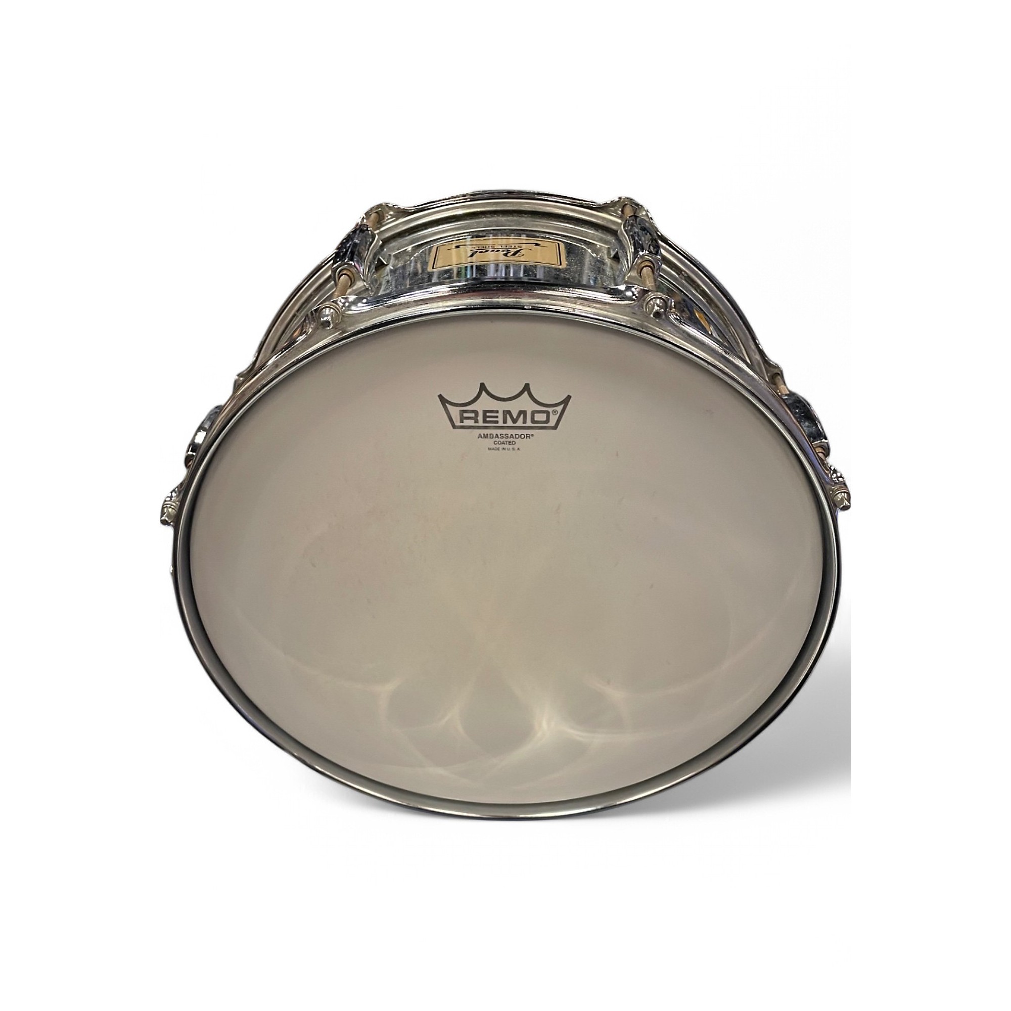 Used Pearl 14in STEEL SNARE STEEL Drum STEEL 33 | Guitar Center