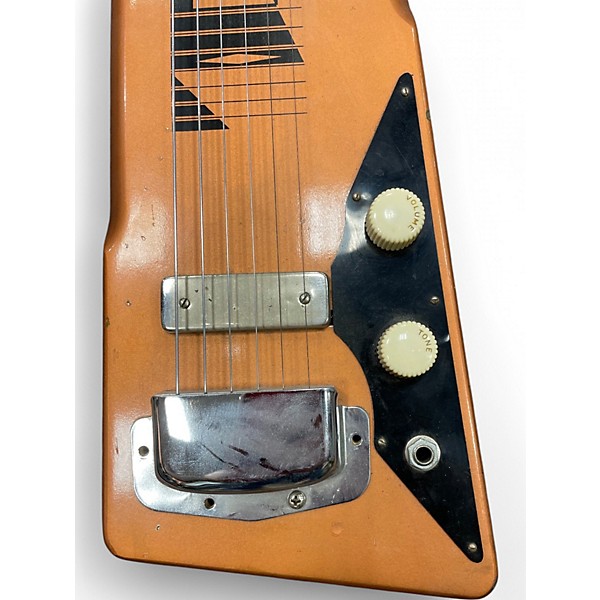 Used Harmony H1 LAP STEEL BRASS Lap Steel