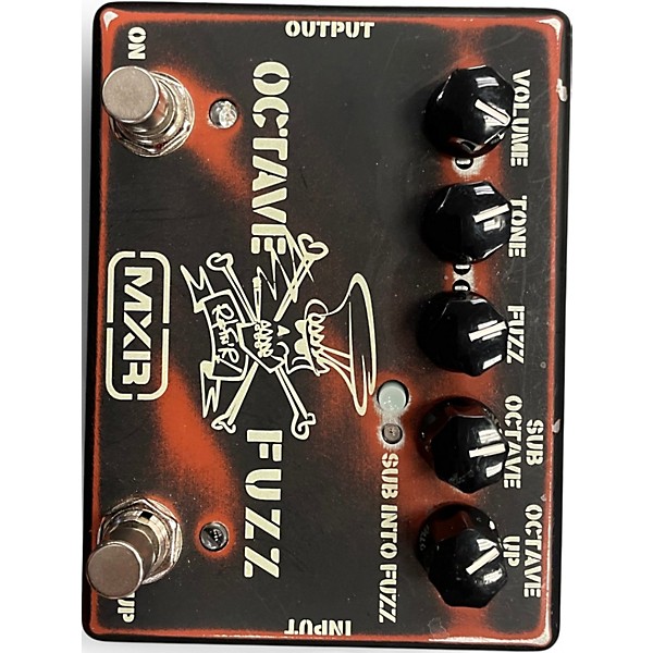 Used MXR SLASH OCTAVE FUZZ Effect Pedal