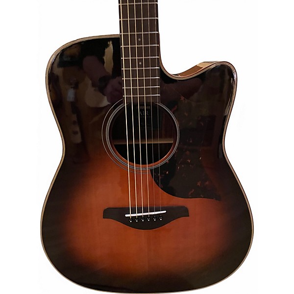 Used Yamaha A1R Tobacco Burst Acoustic Electric Guitar