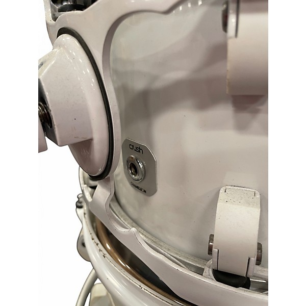 Used Crush Drums & Percussion 4 Piece Chameleon White Drum Kit