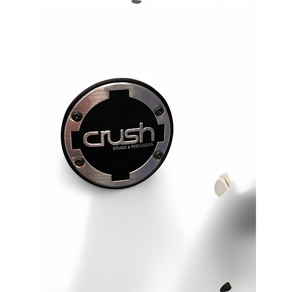 Used Crush Drums & Percussion 4 Piece Chameleon White Drum Kit