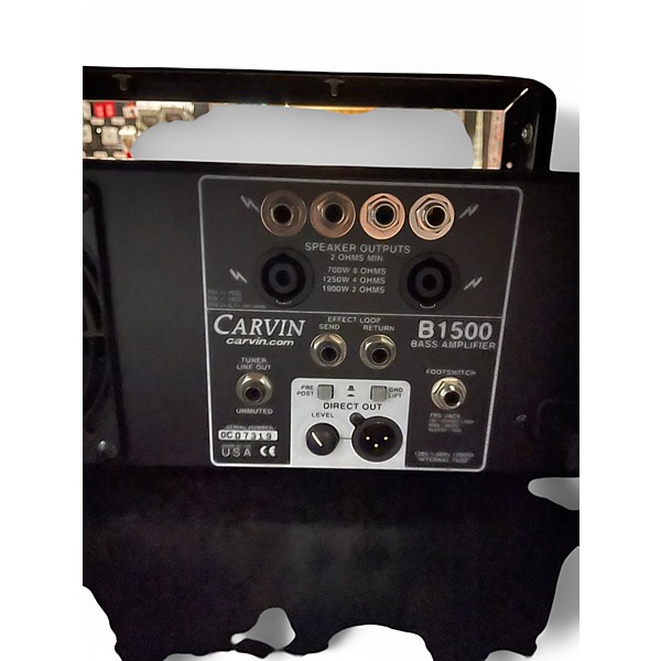 Used Carvin B1500 Bass Amp Head